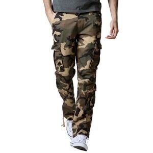 Men's Matchstick Cargo Camo Pants Size 32 Gorpcore Hiking Utility Work Outdoor